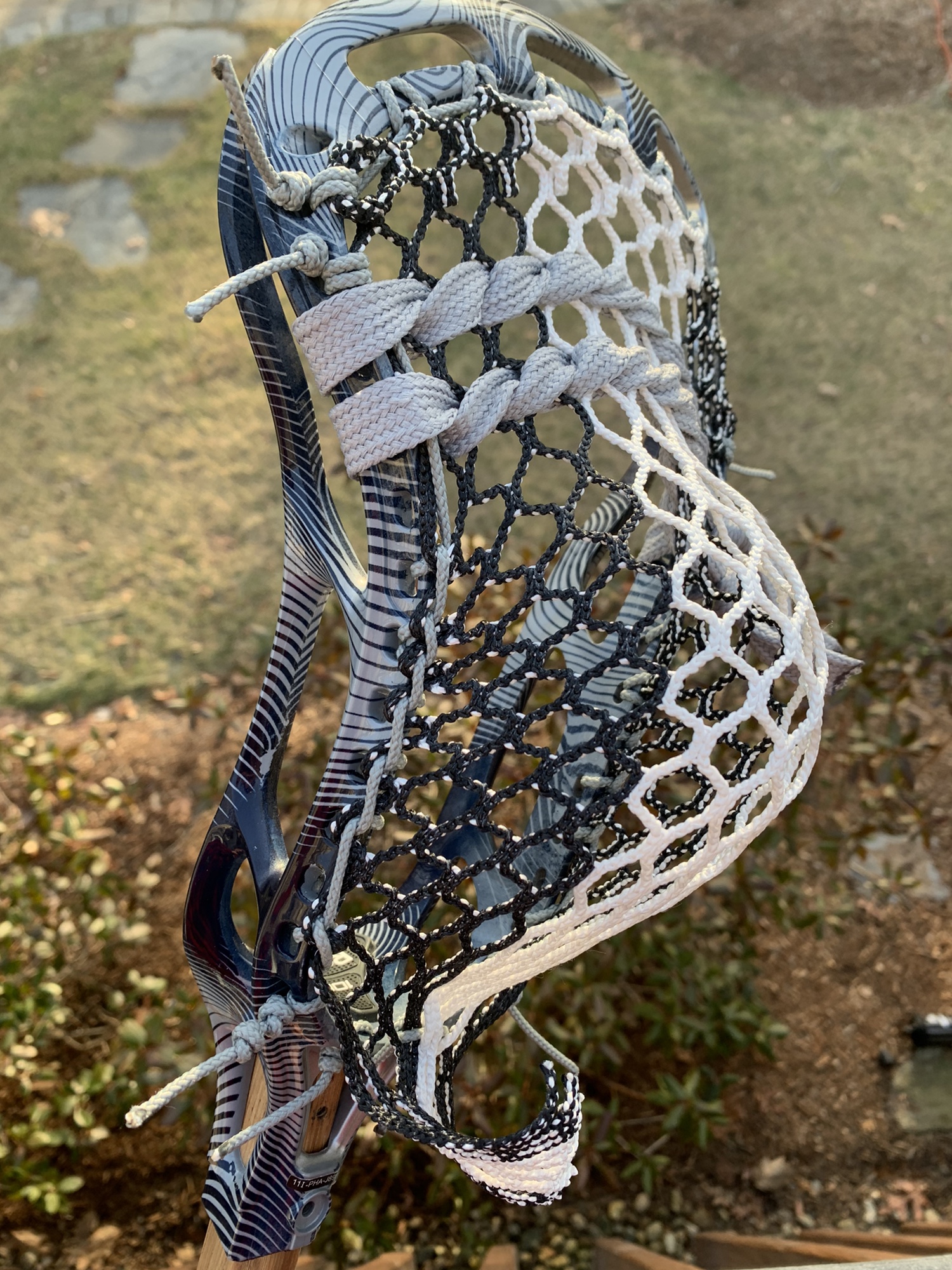 NEW Rare Reebok 10K Lacrosse head CUSTOM Strung w/ Semisoft mesh