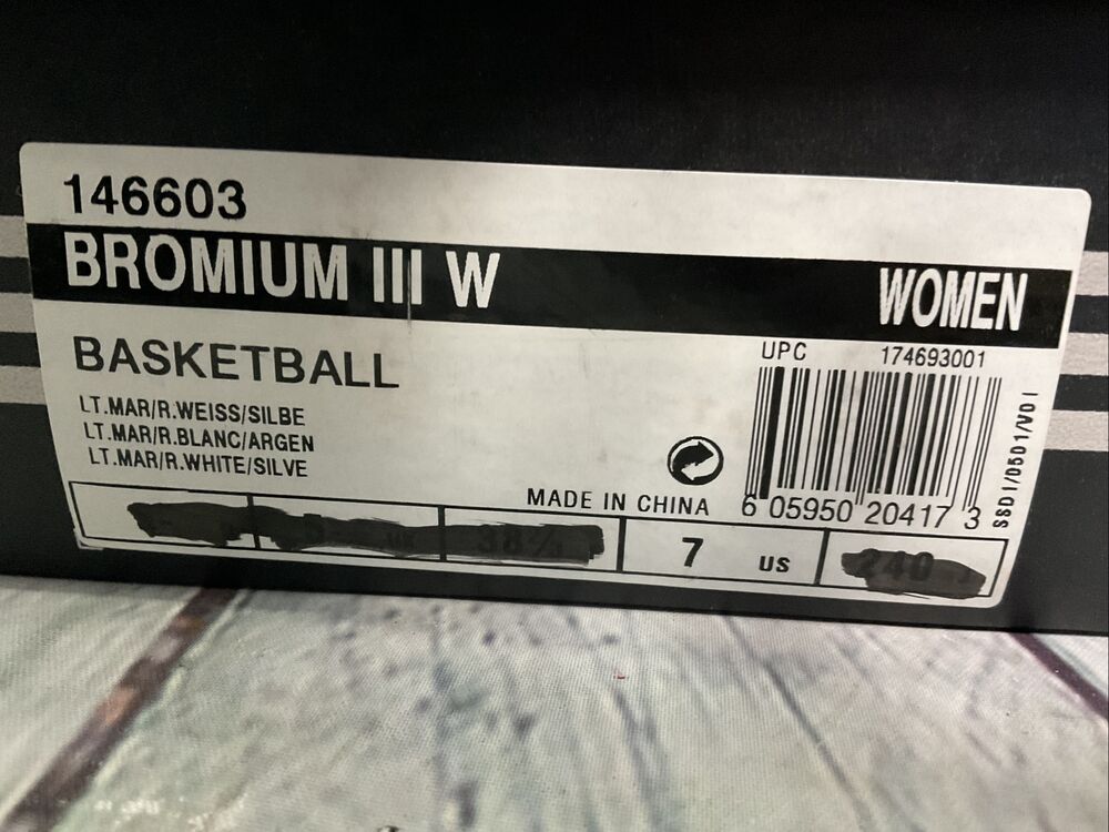 Adidas Bromium III Womens Basketball Shoes Size 7 Red White New With Box SidelineSwap