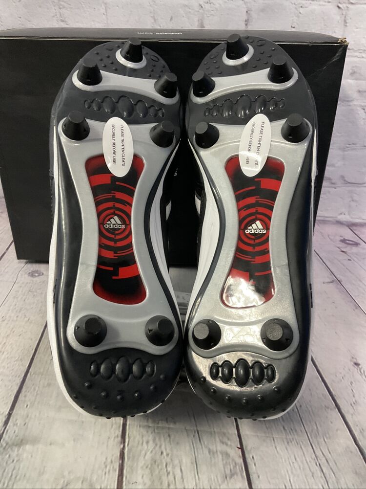 Adidas Corner Blitz 3/4 D Mens Football Cleats Size 10 Black White New