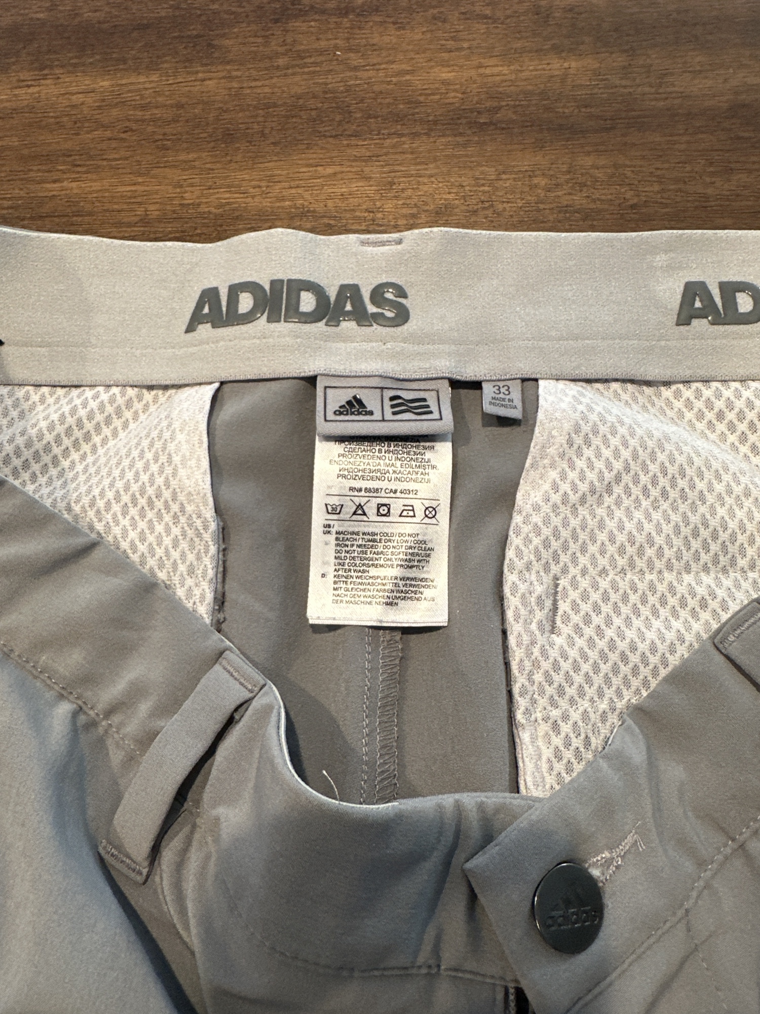 adidas golf shorts rn 88387