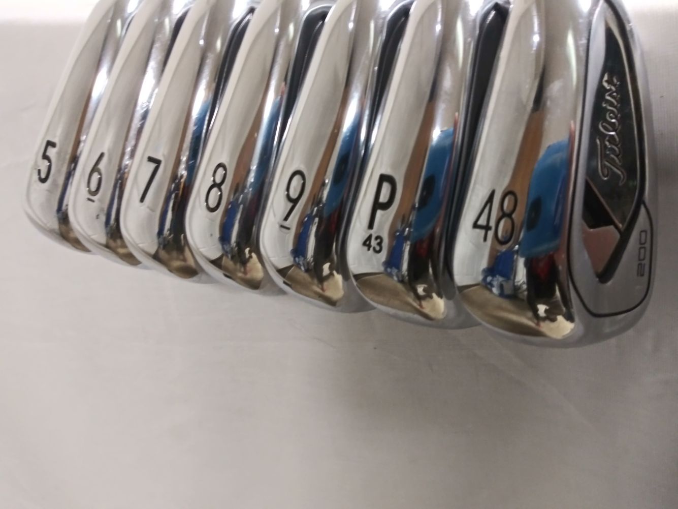 Titleist T200 Irons Set 5PW+AW (Steel AMT Black Stiff, +1/2" LONG