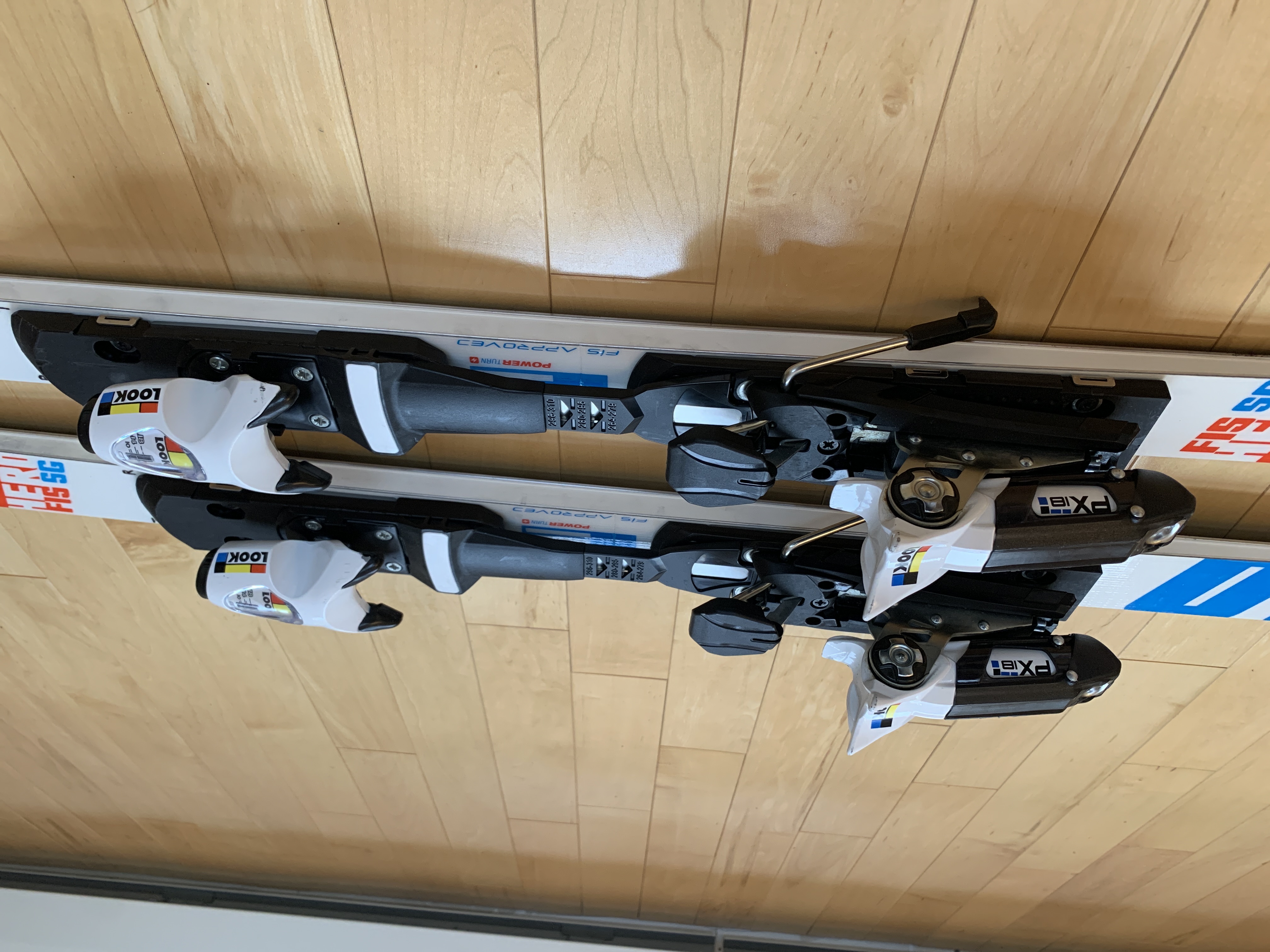 Used 2018 Rossignol 200 cm Racing Hero FIS SG Skis With Bindings