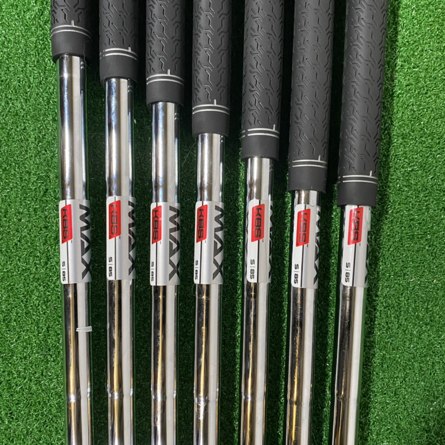 KBS Max Steel Golf Shaft Set 4PW Stiff Flex 85g 0.370 Parallel Tip