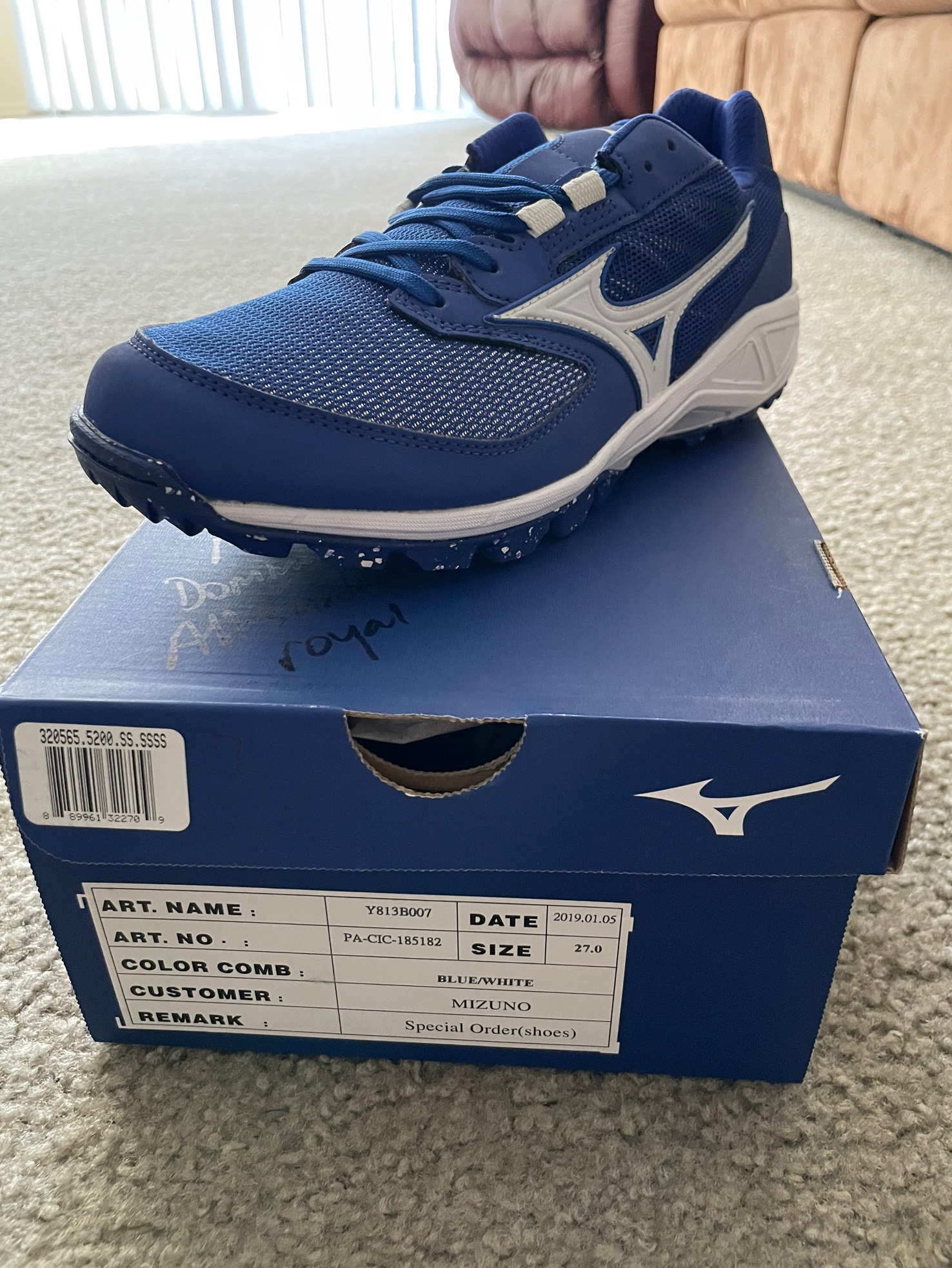 mizuno womens turf shoes
