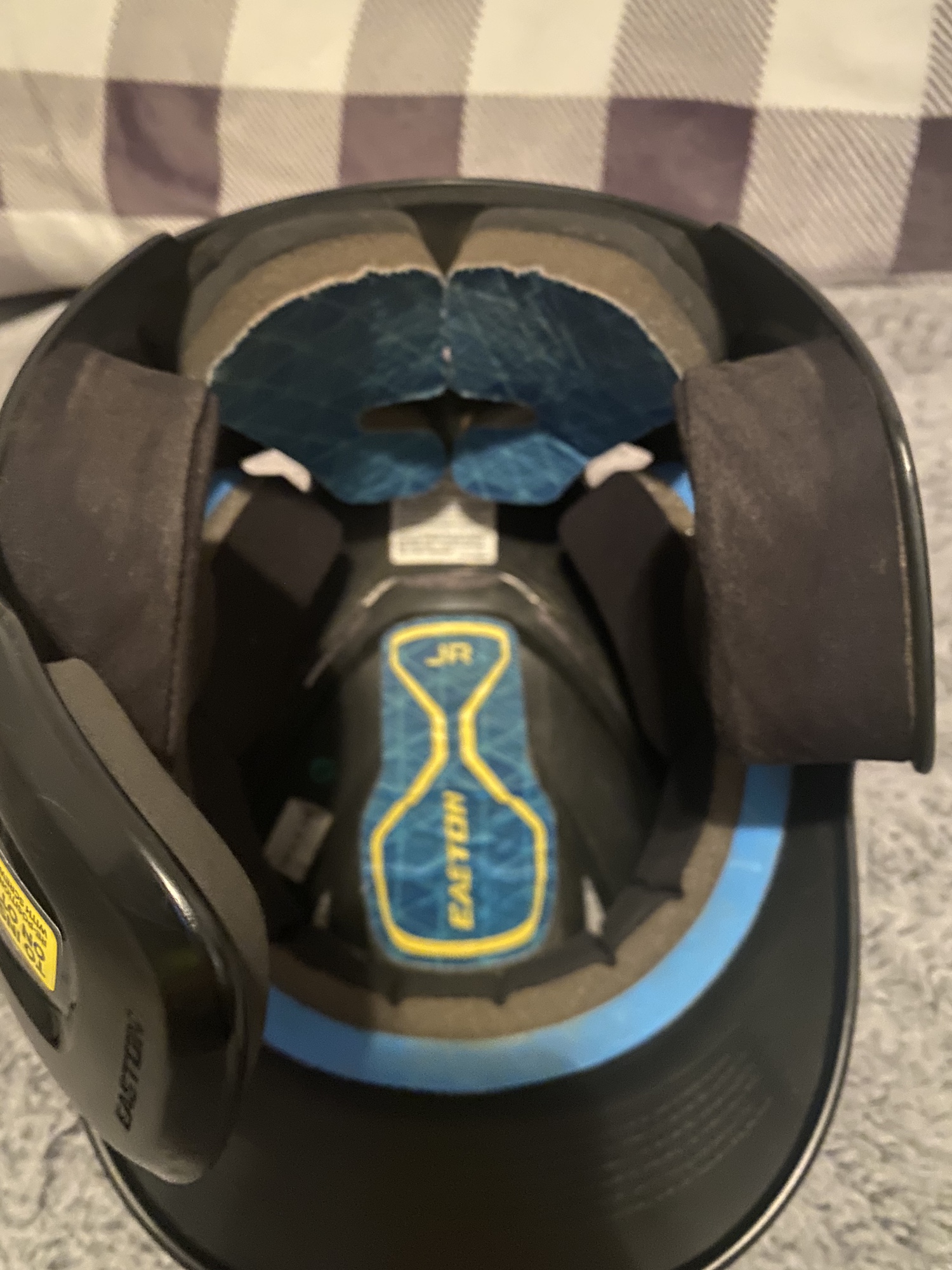 Easton Junior Elite X Baseball Batting Helmet w/ Universal Jaw Guard