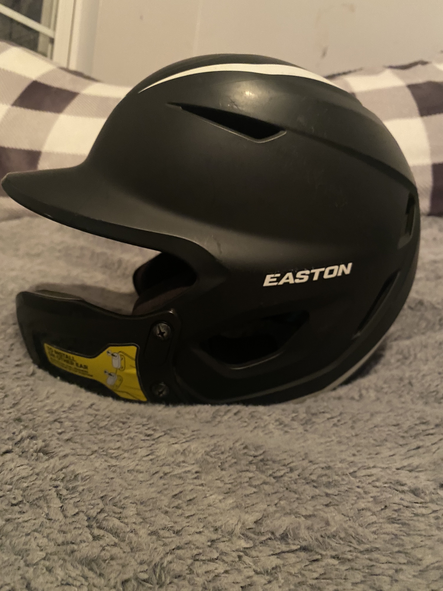 Easton Junior Elite X Baseball Batting Helmet w/ Universal Jaw Guard