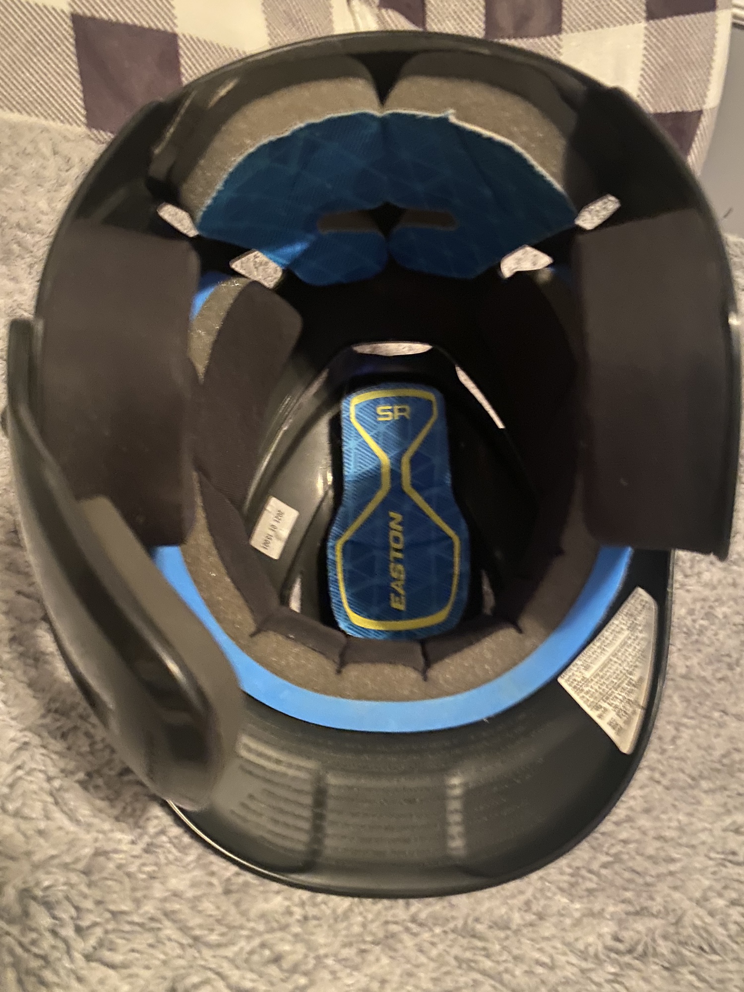 Easton Senior Elite X Baseball Batting Helmet w/ Universal Jaw Guard SidelineSwap