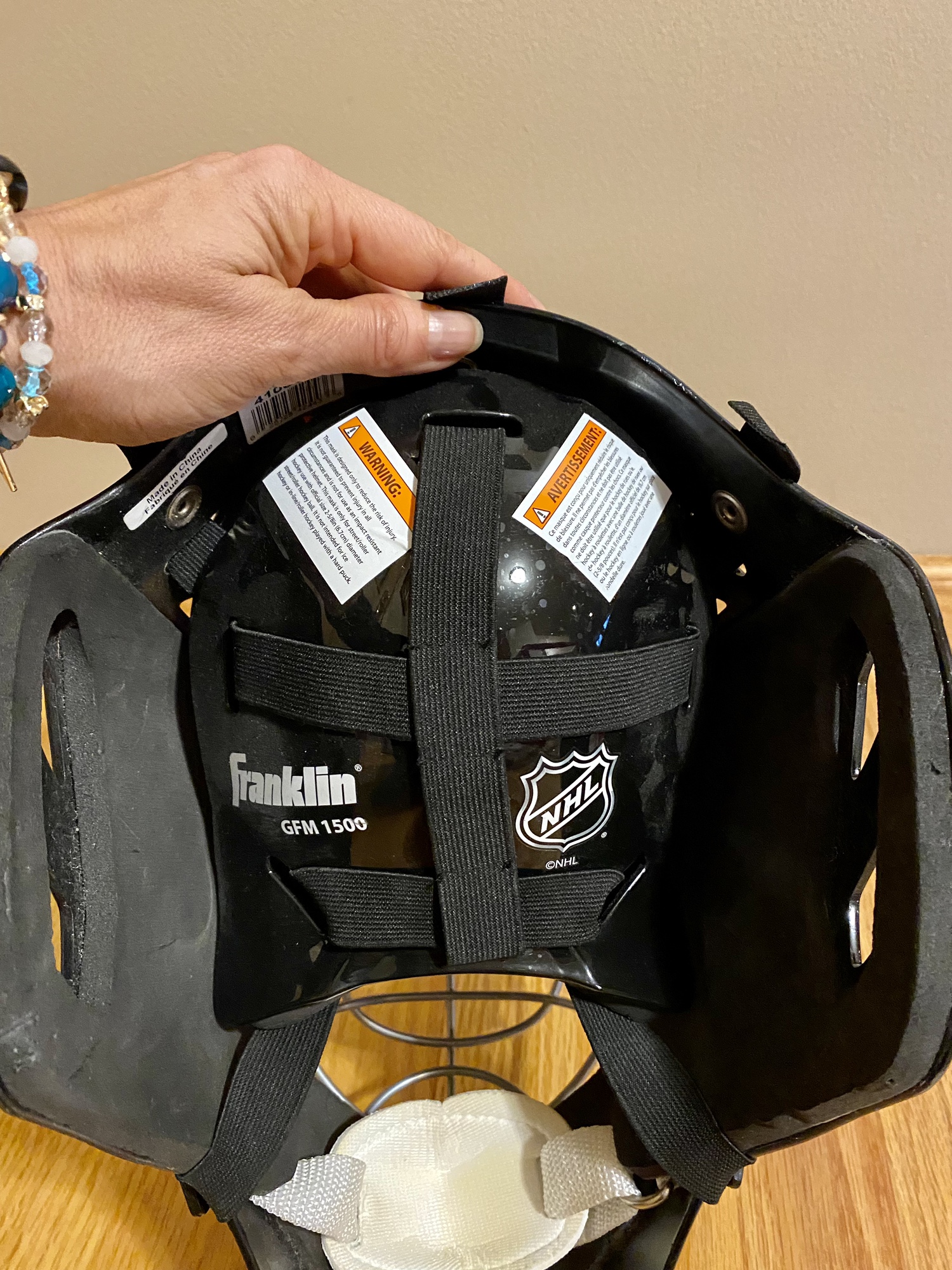 LIKENEW Franklin Street Hockey Youth Goalie Mask NHL SidelineSwap