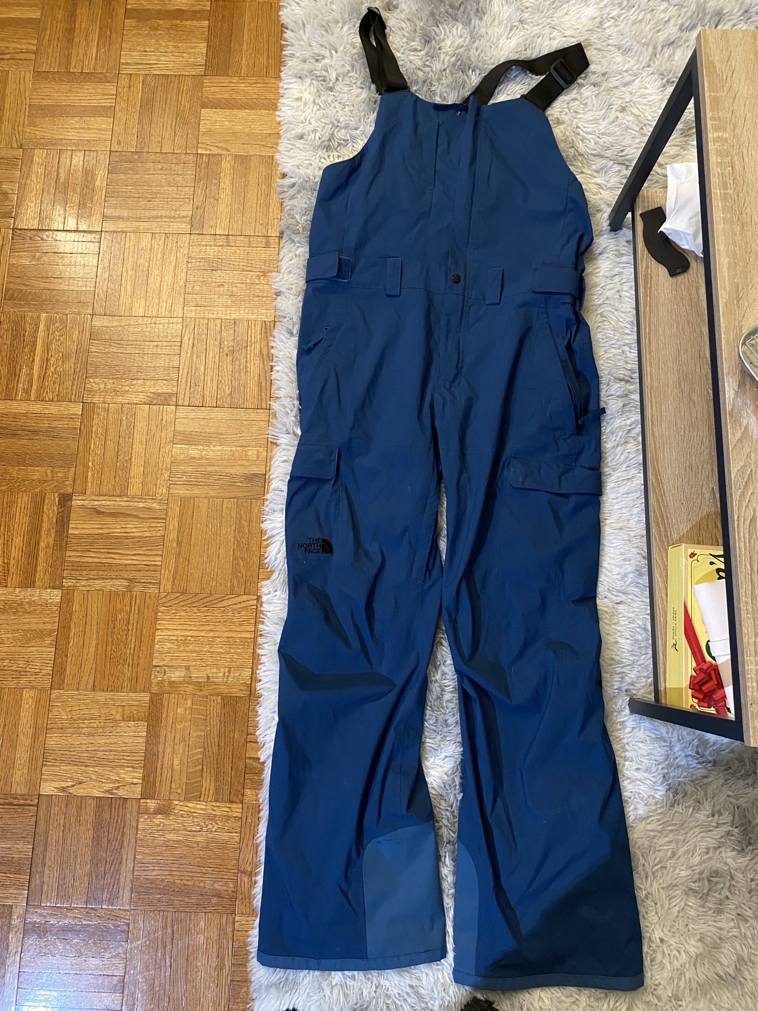 Blue Used Men's The North Face bibs Pant SidelineSwap