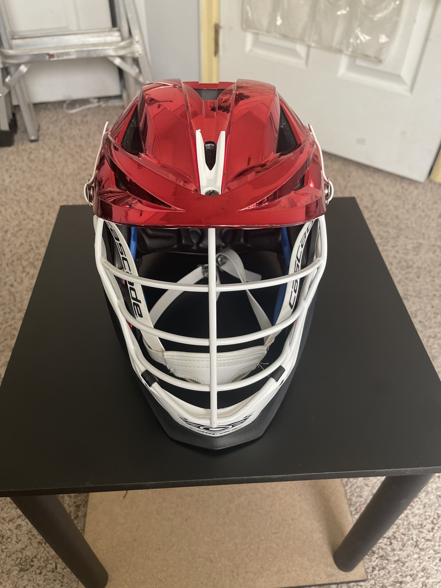 Chrome Red Cascade XRS Helmet SidelineSwap