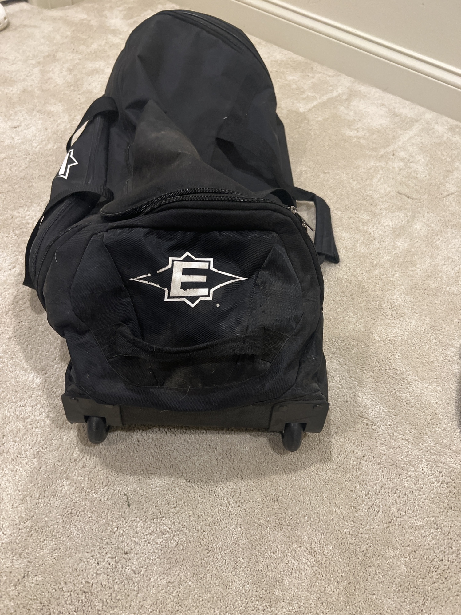 Easton Elite X Intermediate Royal Blue/Columbia Blue Catcher’s Gear w