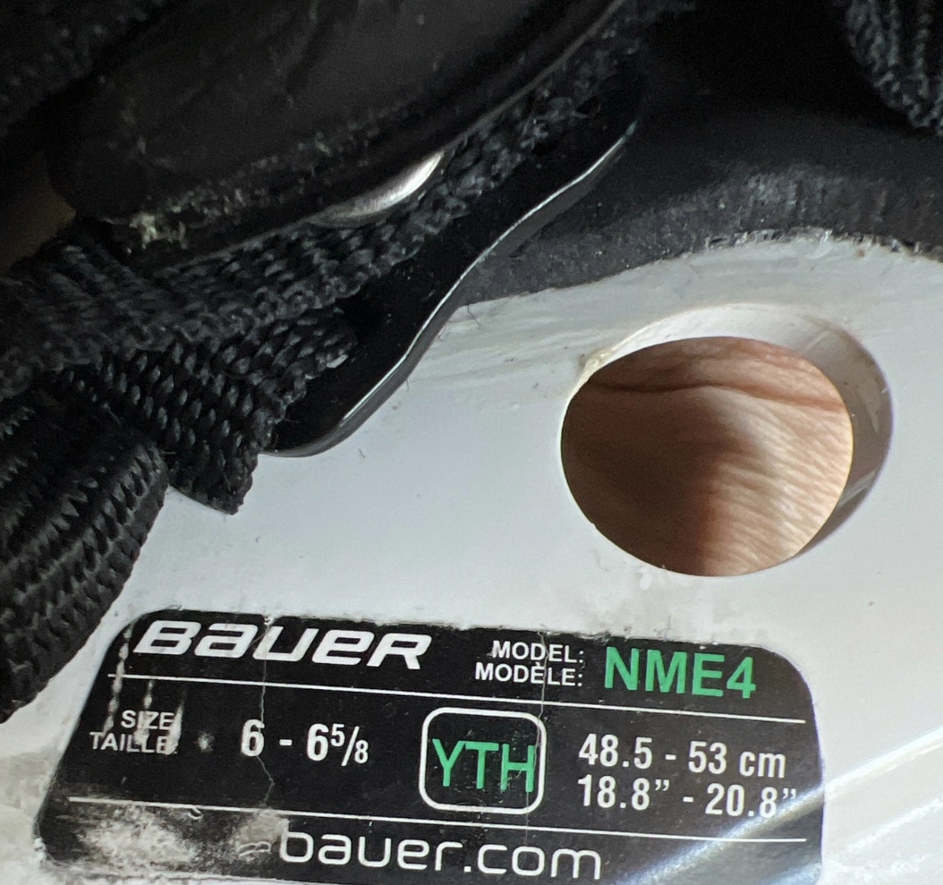 Bauer brick wall goalie helmet youth SidelineSwap