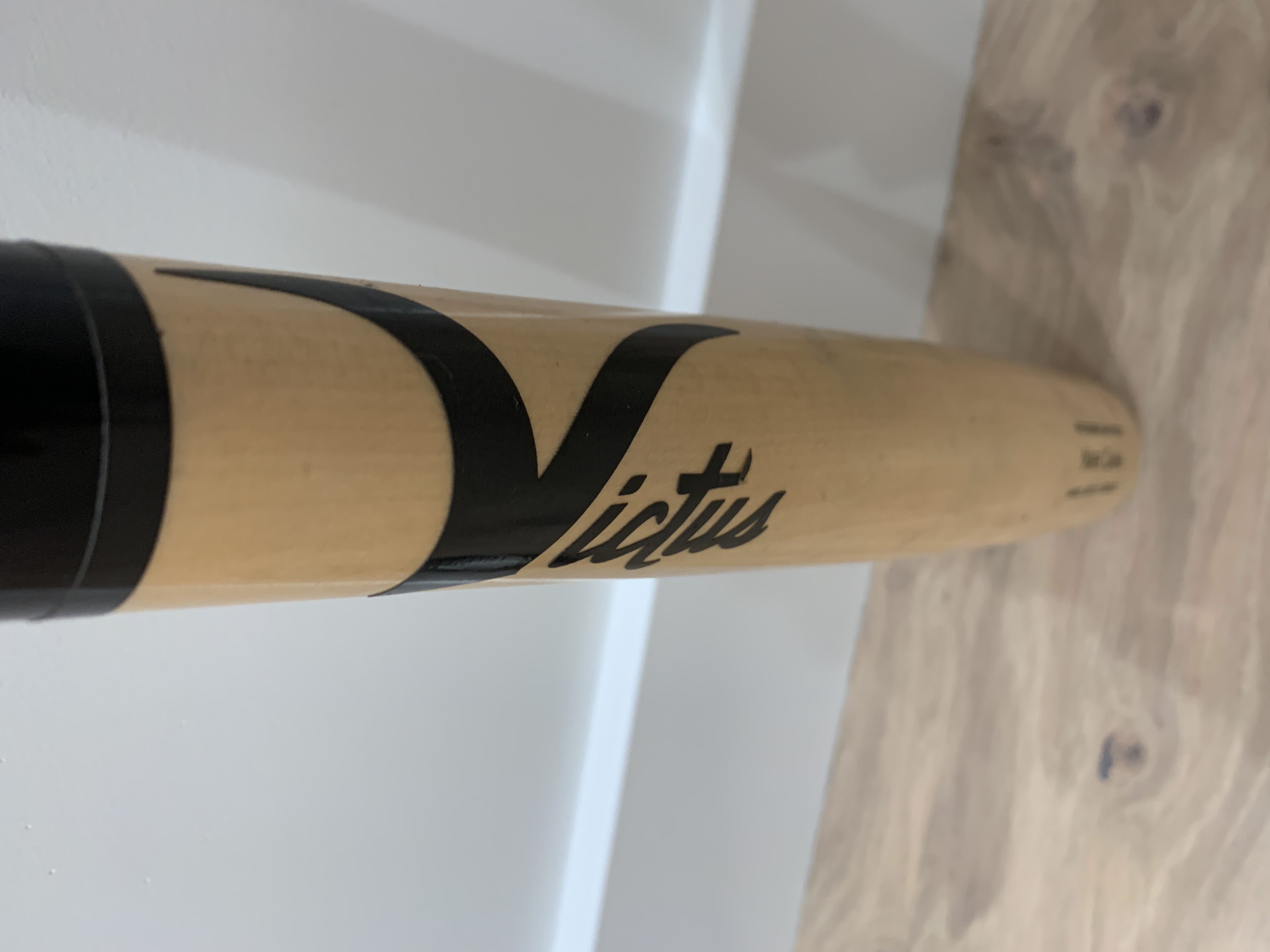 MLB MARK CANHA NEW YORK METS GAME USED AXE Victus Wood 271 Bat 34