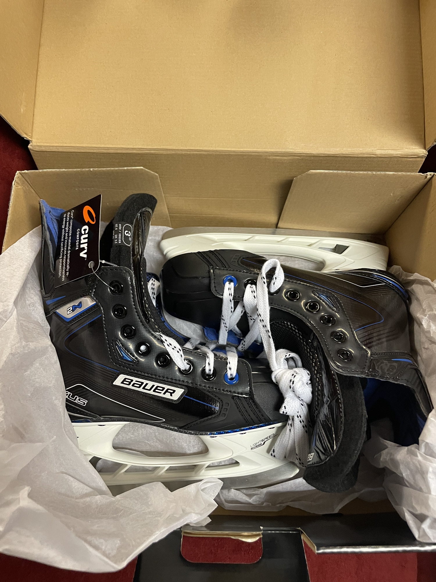 New Bauer Regular Width Size 3 Nexus 2N Hockey Skates SidelineSwap