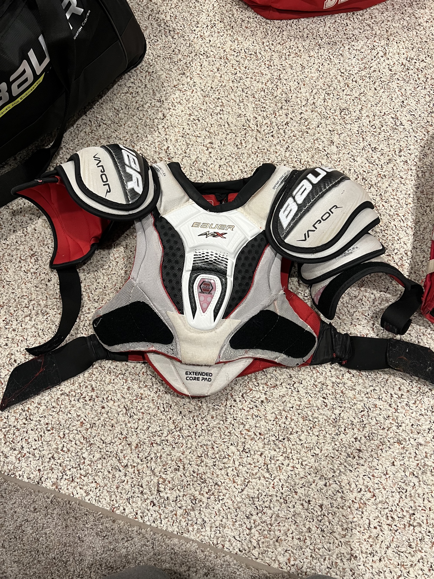 Used Small Bauer Vapor APX Shoulder Pads SidelineSwap