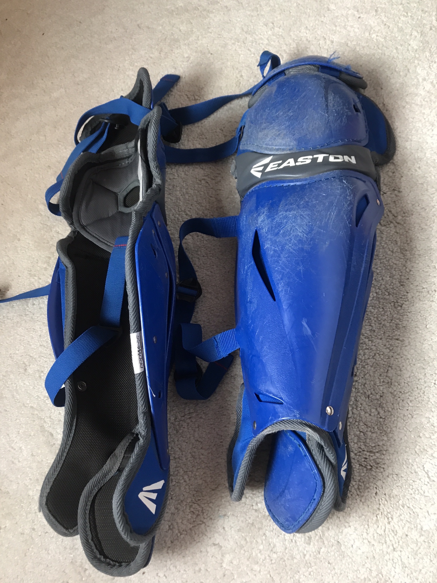 Easton prowess Baseball / Softball catchers leg guards SidelineSwap