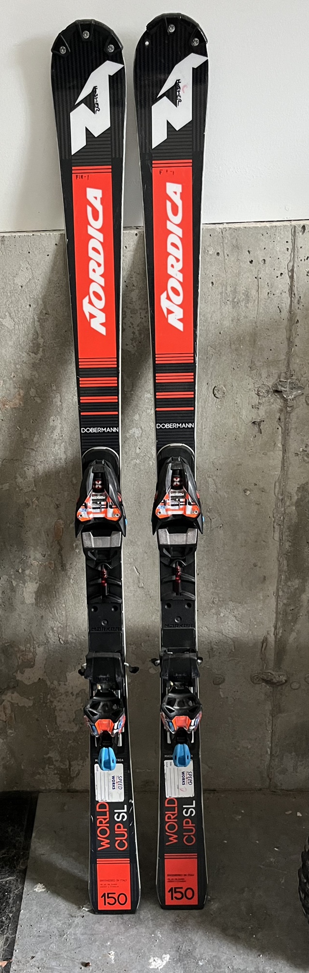 Used 2020 Racing With Bindings Max Din 16 Dobermann SL WC Skis ...