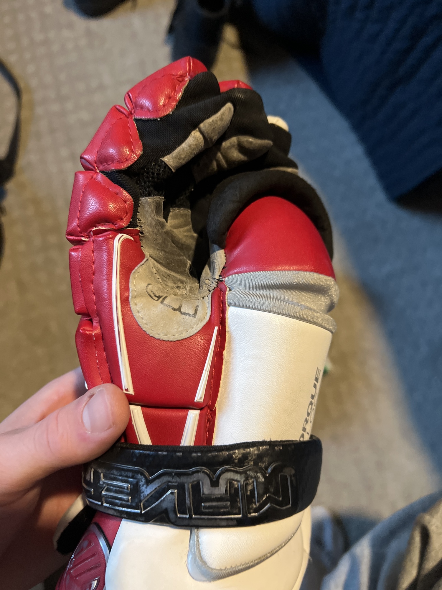 Used Goalie Maverik 13" M3 Lacrosse Gloves SidelineSwap
