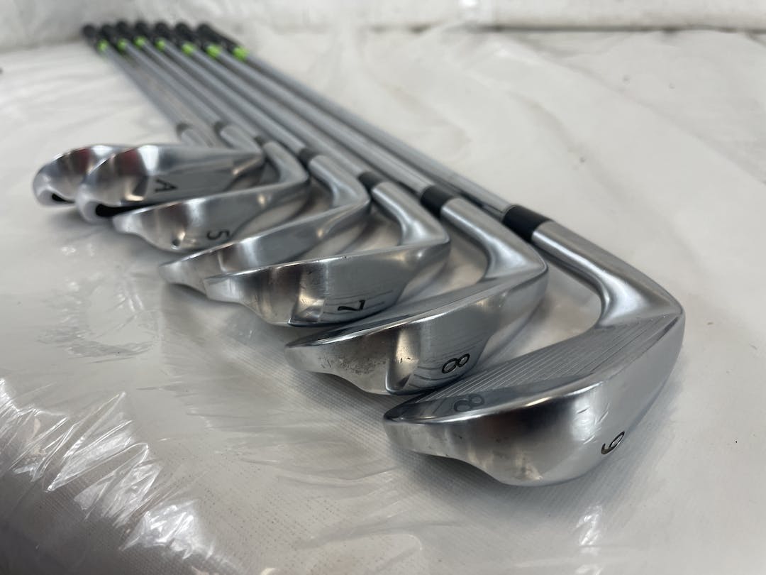 Used Srixon Z585 5iaw Regular Flex Steel Shaft Golf Iron Set Irons