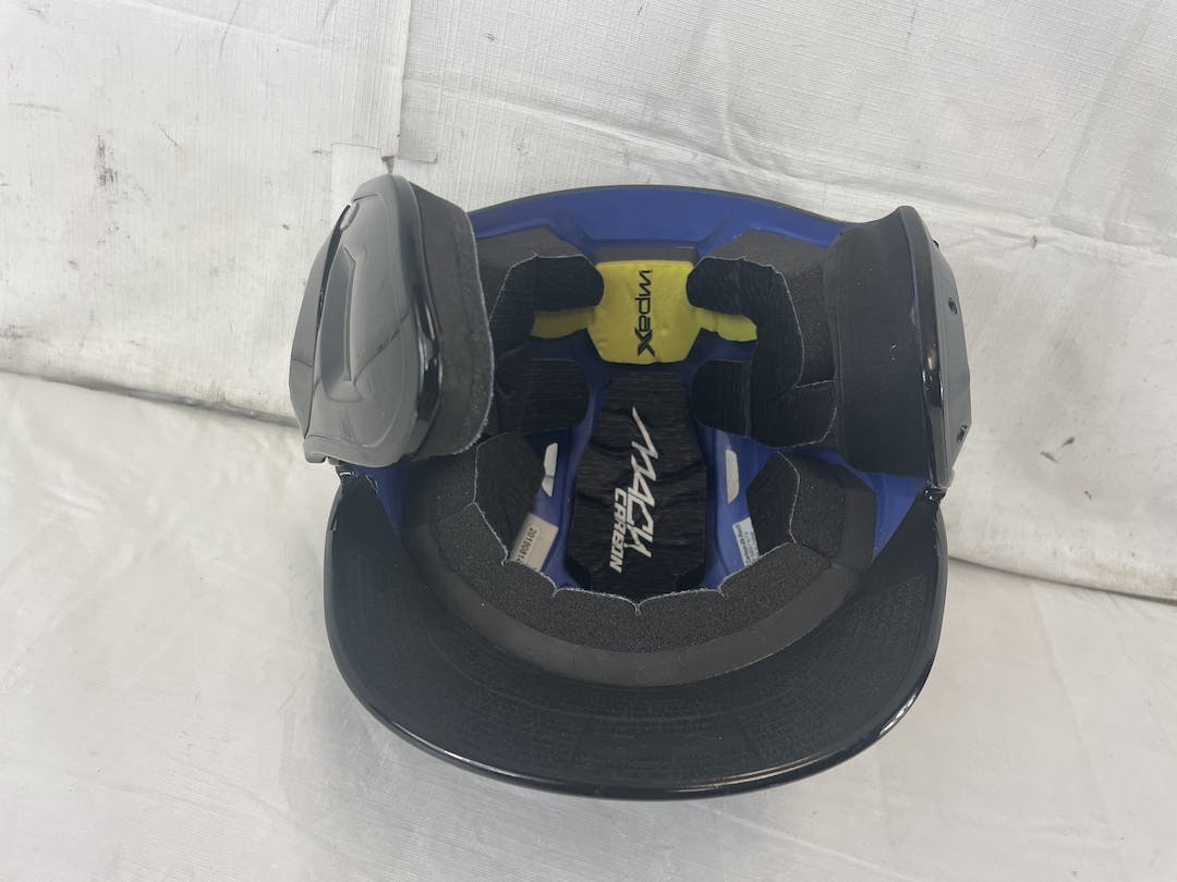 used-rawlings-mach-carbon-md-7-1-8-7-1-4-baseball-batting-helmet-w-jaw