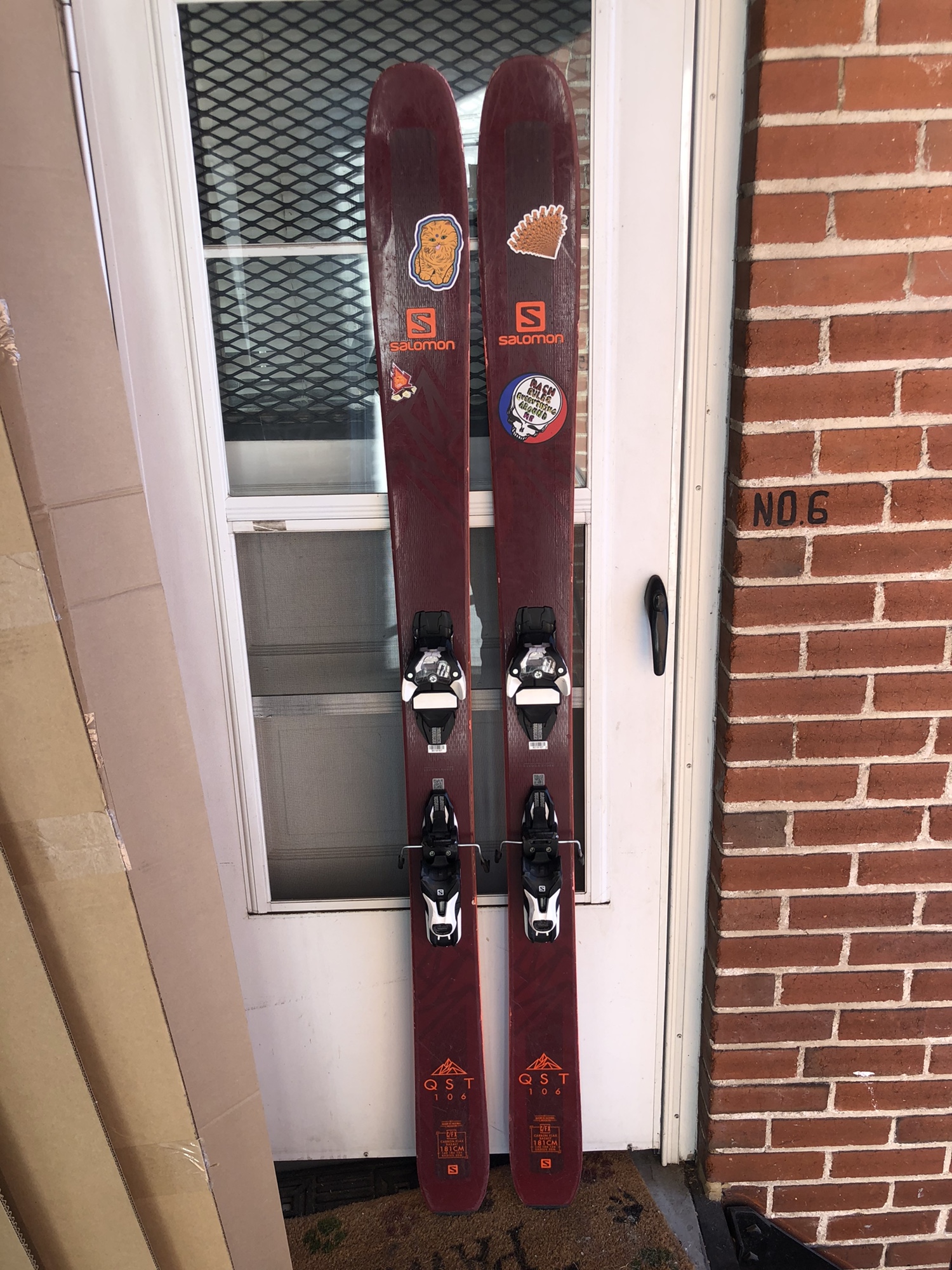 Salomon QST 106 181cm with Adjustable Salomon Warden Bindings