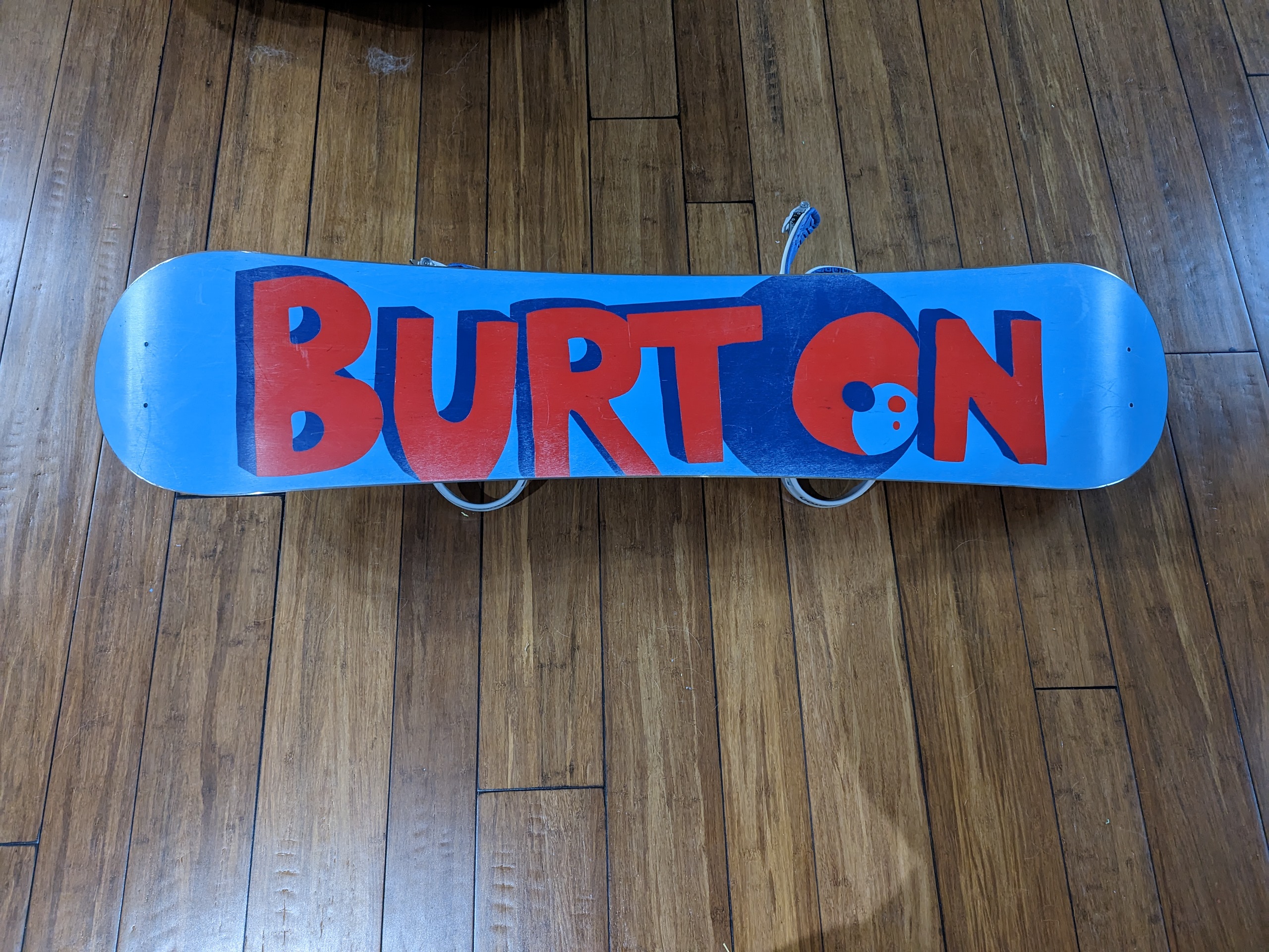 Used Burton chopper 125 cm snowboard with bindings
