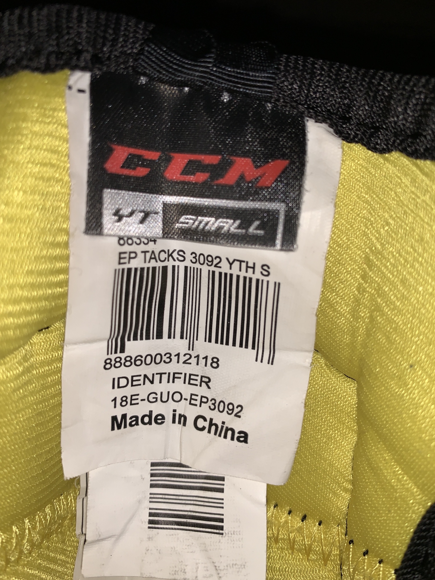 CCM Tacks 3092 Youth Small Elbow Pads SidelineSwap
