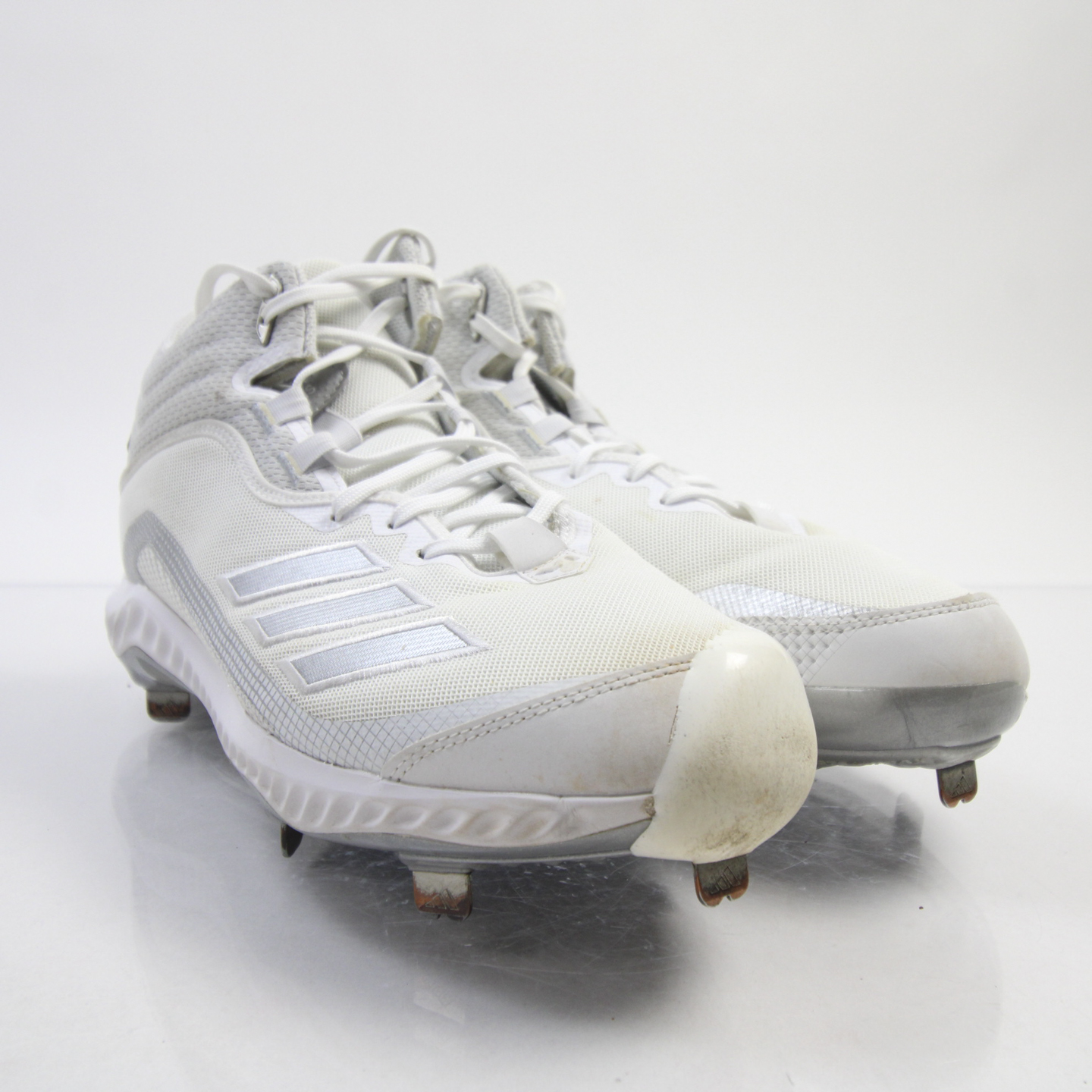 adidas Baseball Cleat Men's White/Silver Used 14 SidelineSwap