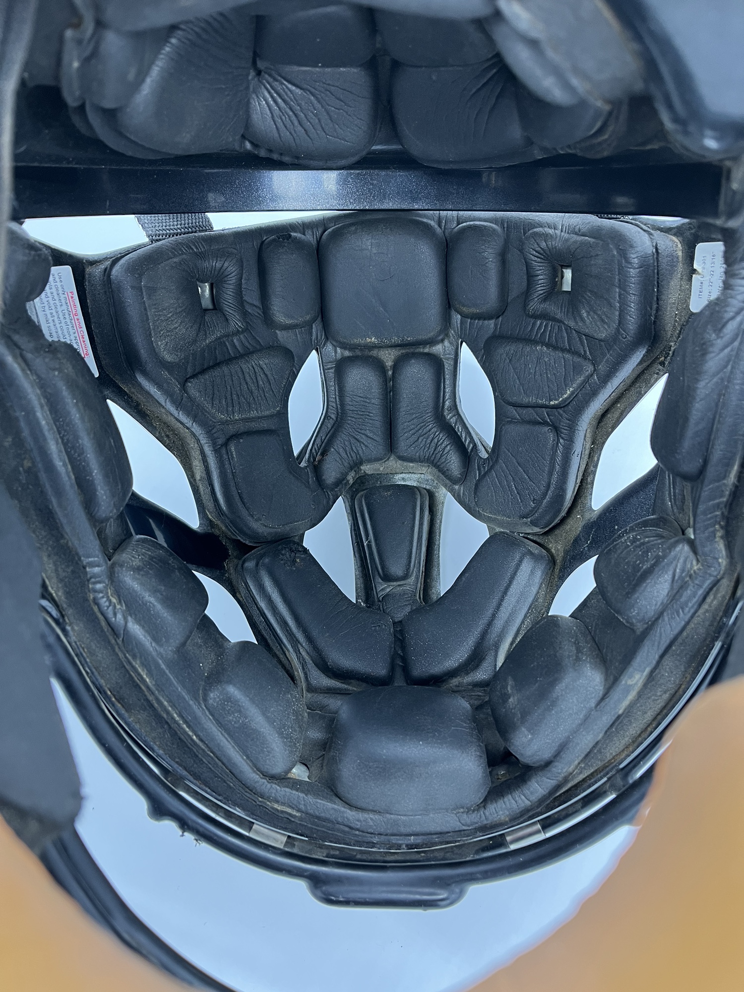 Adidas Triple Stripe Catcher’s Mask Helmet Silver Black SidelineSwap