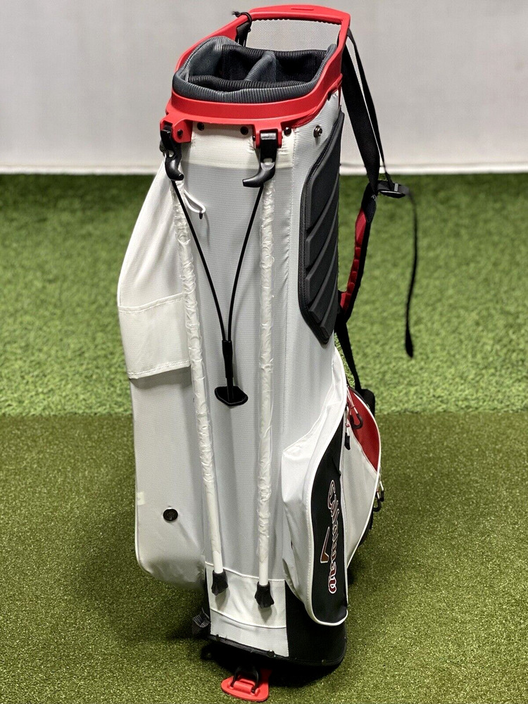 Callaway Fairway C Double Strap 4Way Stand Carry Golf Bag Gray/Red New
