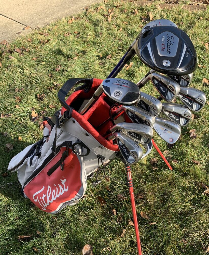 Complete Set of Left Handed Titleist Golf Clubs SidelineSwap