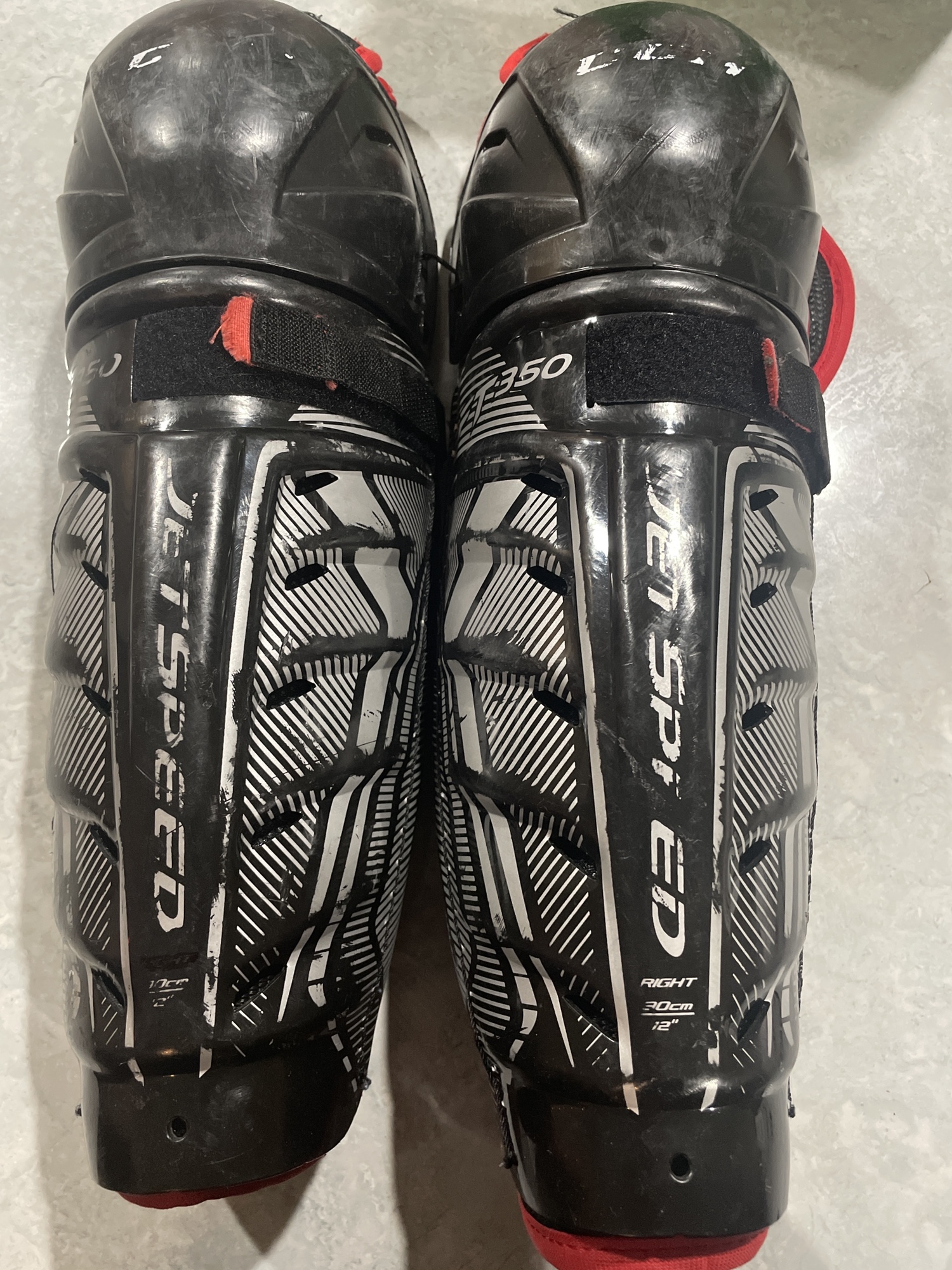 CCM JetSpeed FT350 Shin Pads SidelineSwap