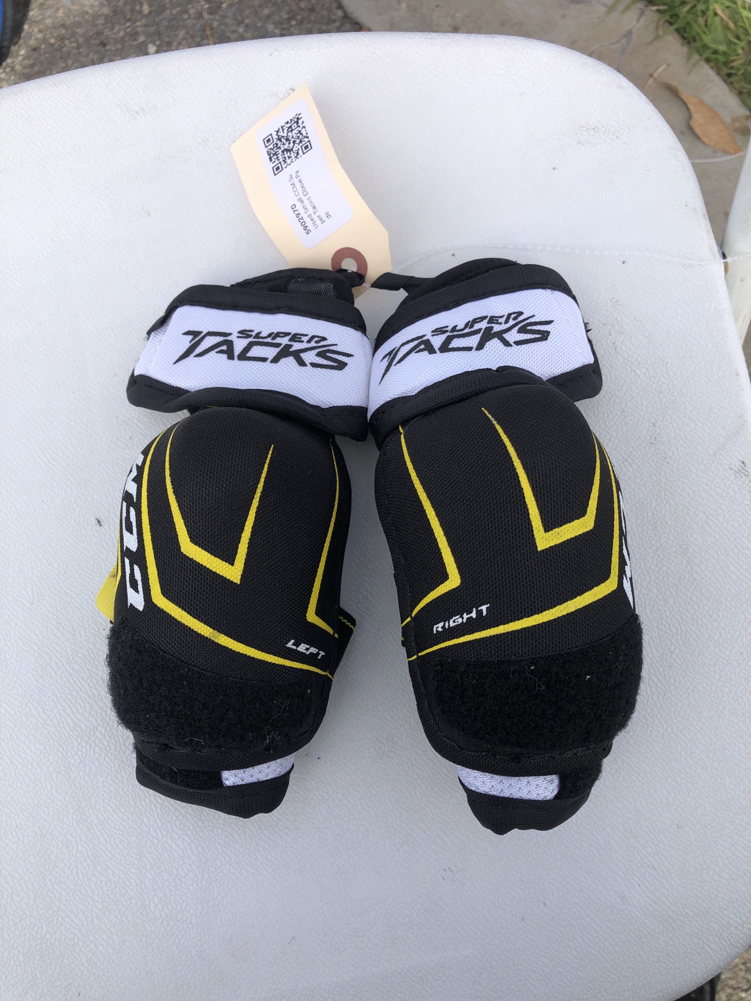 Used Small CCM Super Tacks Elbow Pads SidelineSwap