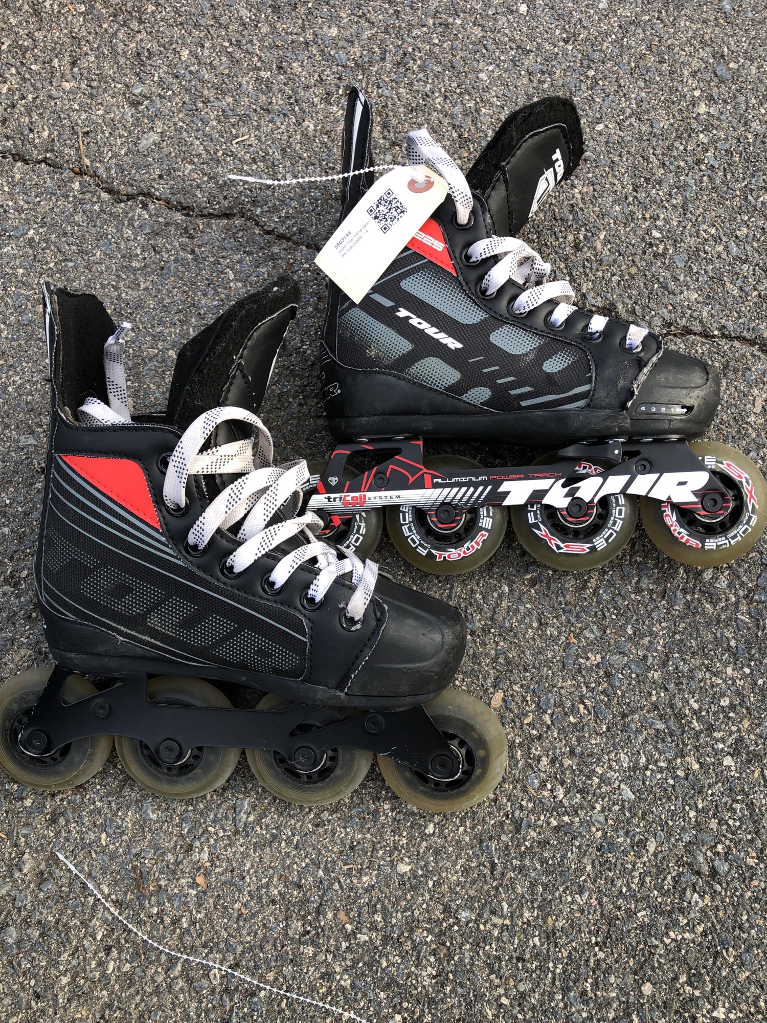 Used Tour Inline Skates Adjustable 14 SidelineSwap