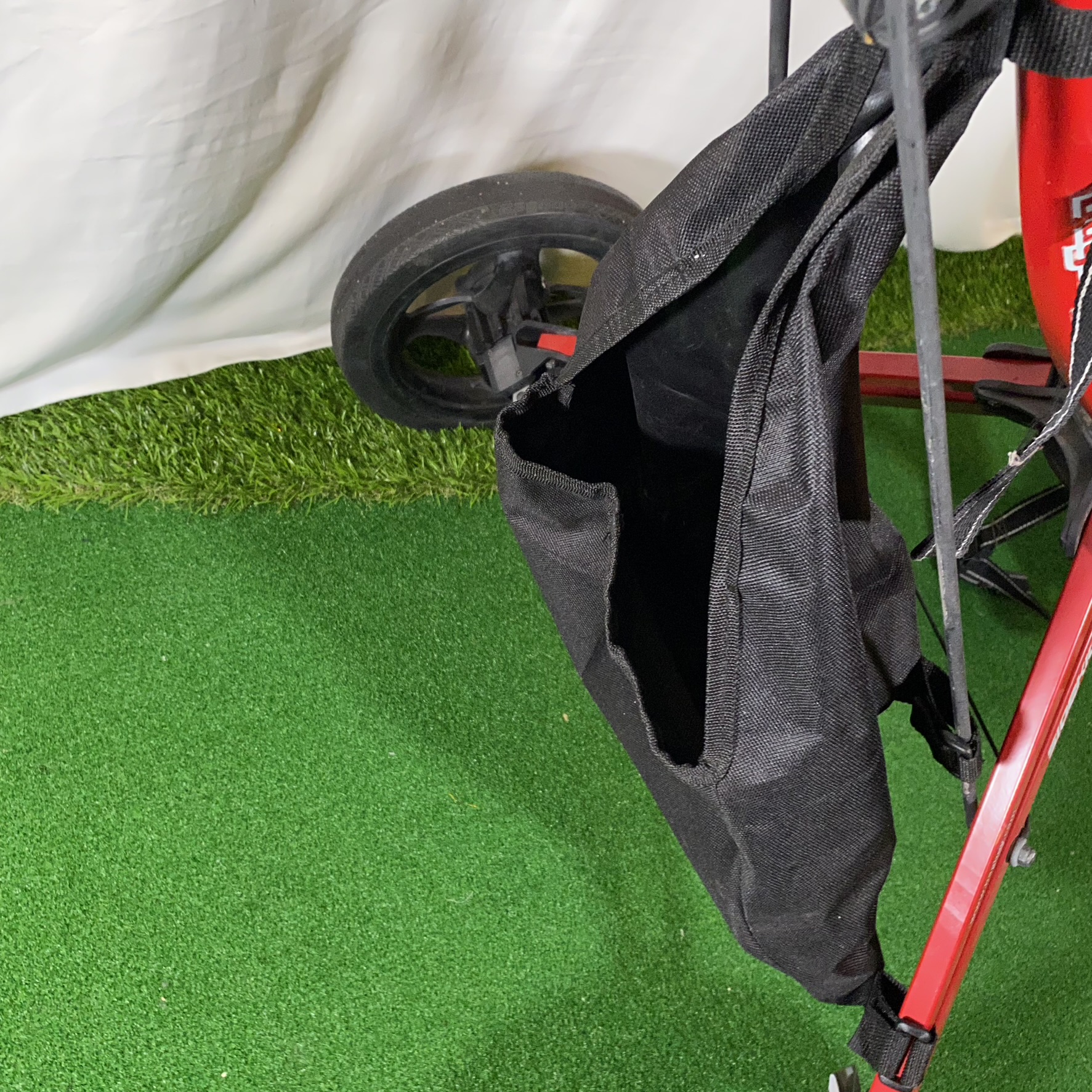 Bagboy Sidekick Golf Push Cart 3 Wheel Easy Fold Up With Storage Bag