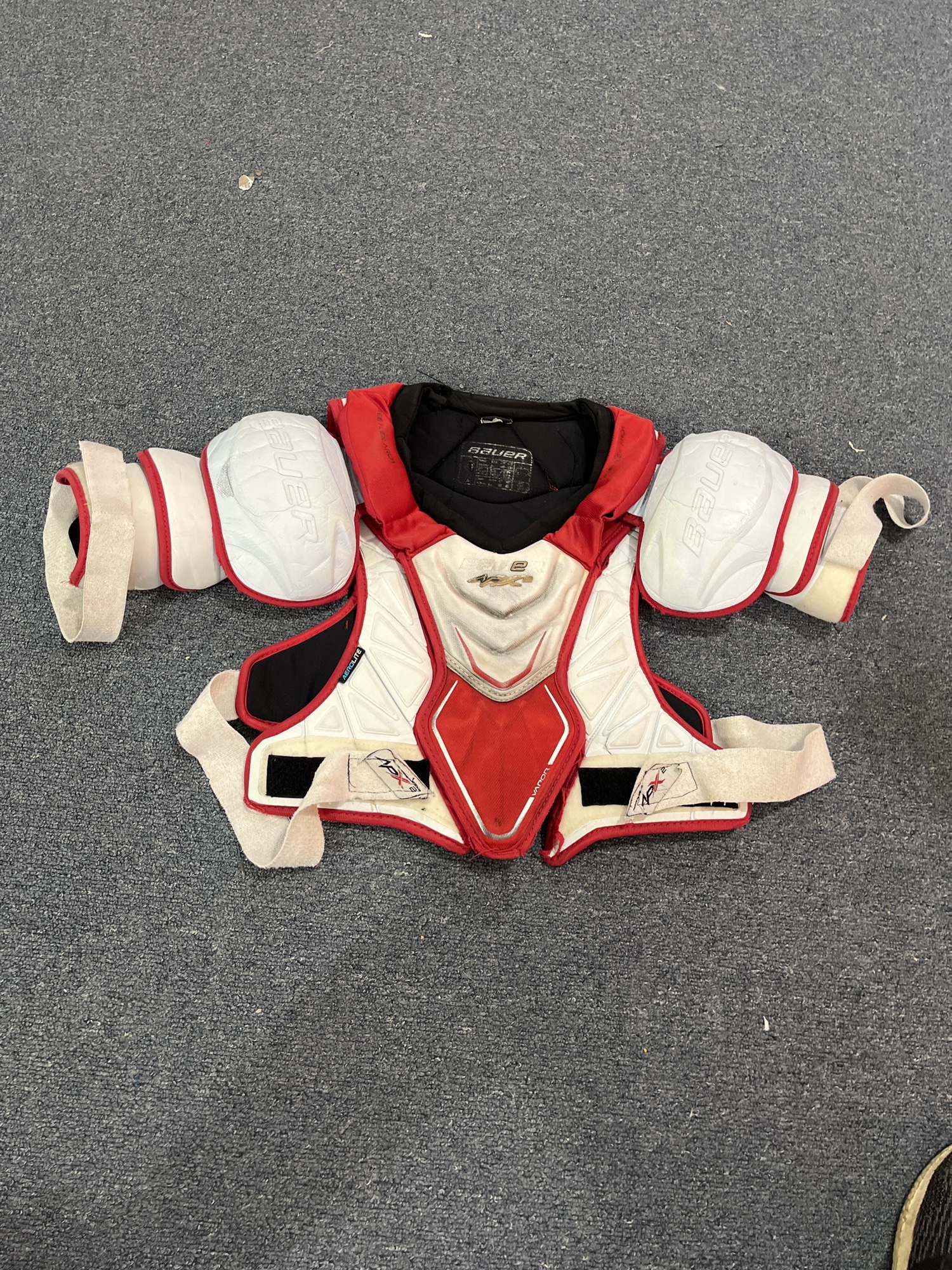 Used Bauer APX 2 Pro Stock Shoulder Pads Large SidelineSwap