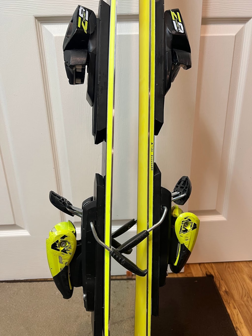 Fischer 135 cm Racing RC4 World Cup SL Skis With Bindings SidelineSwap