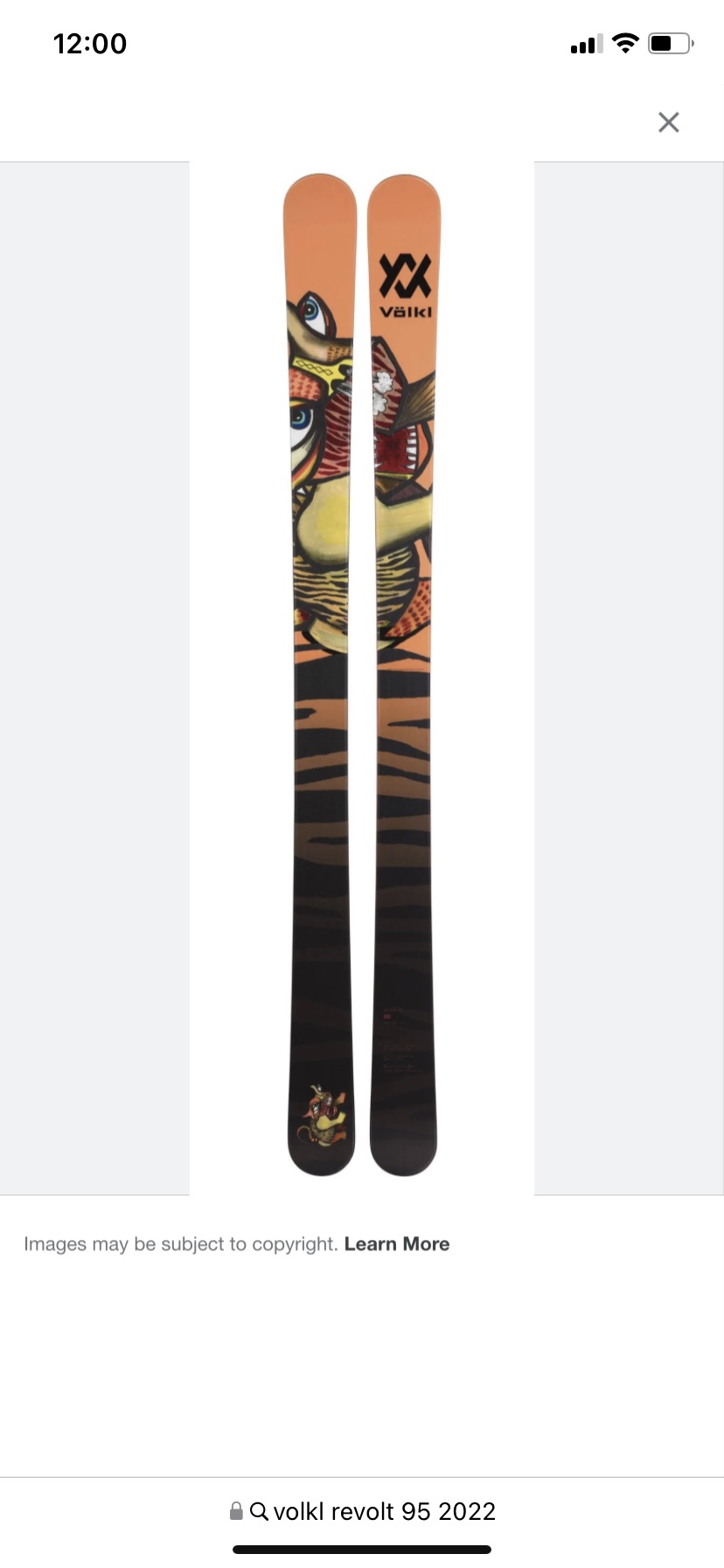 NEW - 2022 Volkl Revolt 95 - 165 flat in wrap | SidelineSwap
