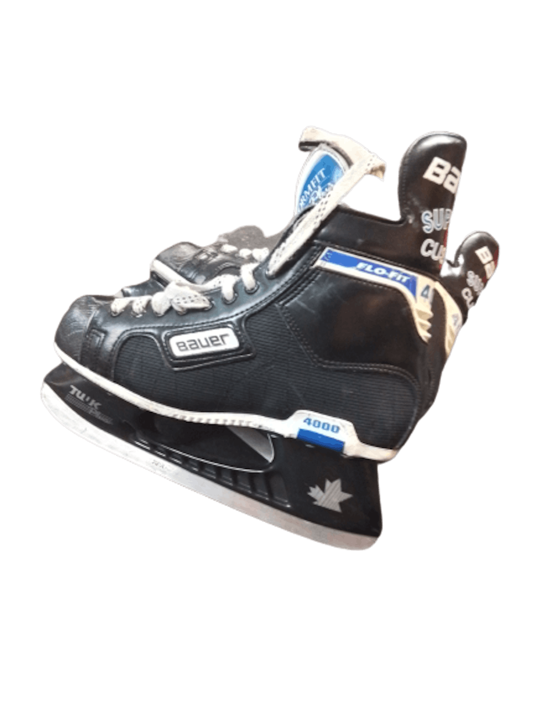 Used Bauer Supreme Custom 4000 Senior 9.5 Ice Hockey Skates SidelineSwap