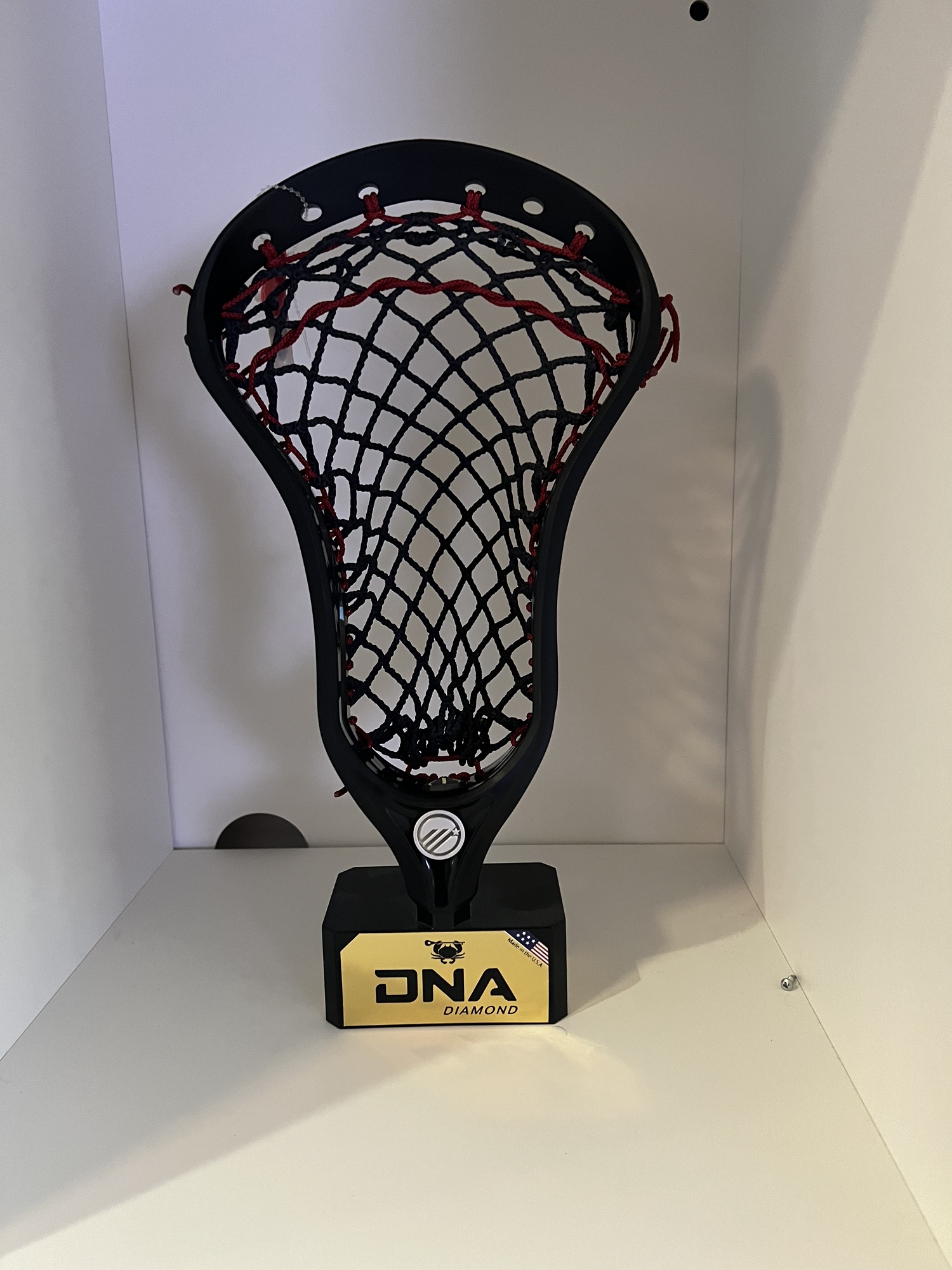Brand New Maverik Optik U Lacrosse Head Strung with ECD 6D SidelineSwap