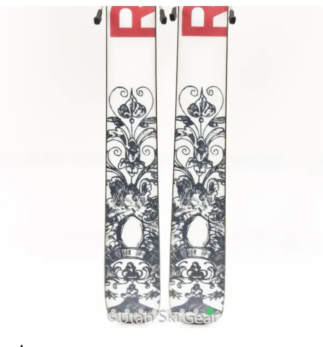 176 Roxy Helter Skelter Women's Skis 09/10 Roxy NX10 Bindings All