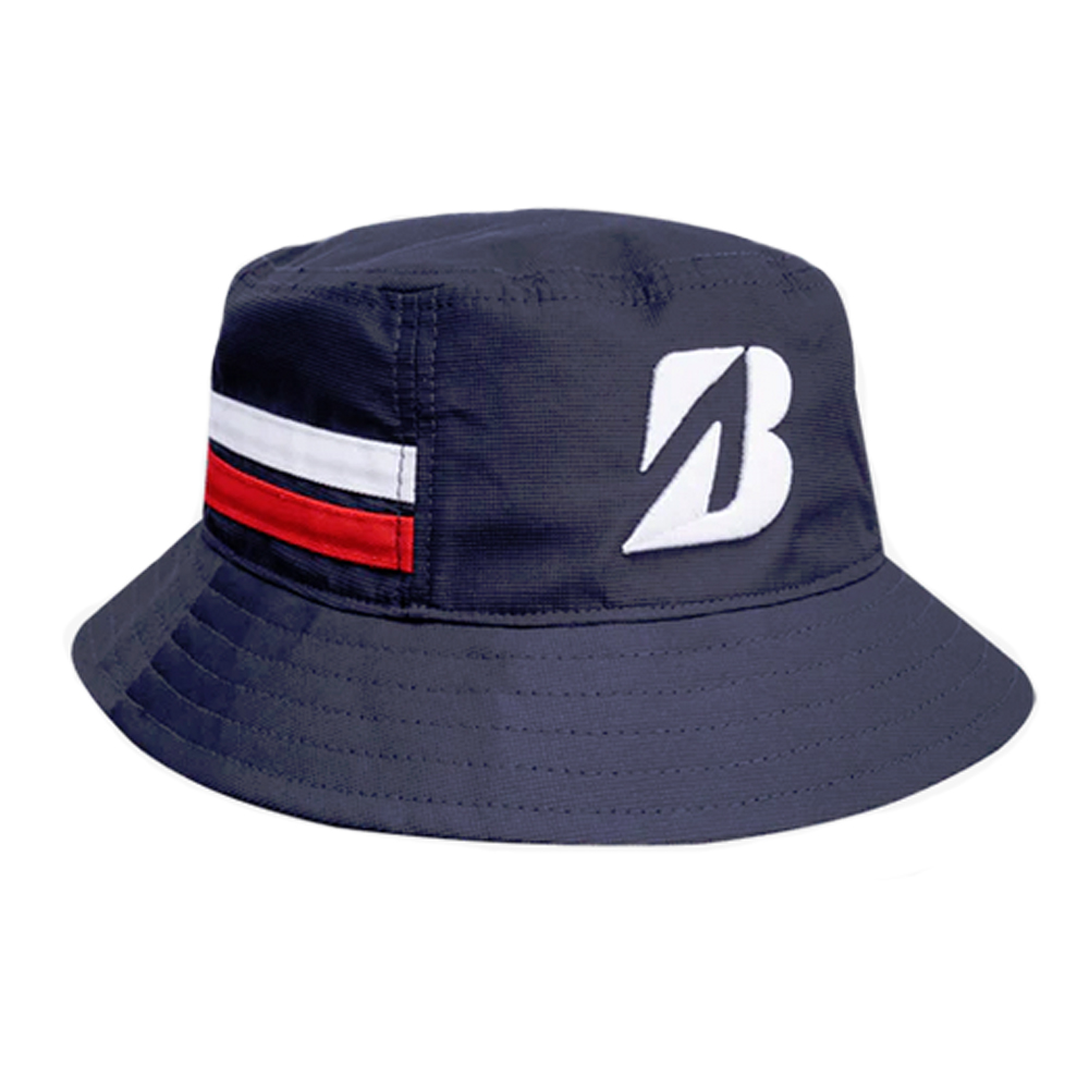 NEW Bridgestone Golf Liberty Navy/Red/White Bucket Hat/Cap SidelineSwap