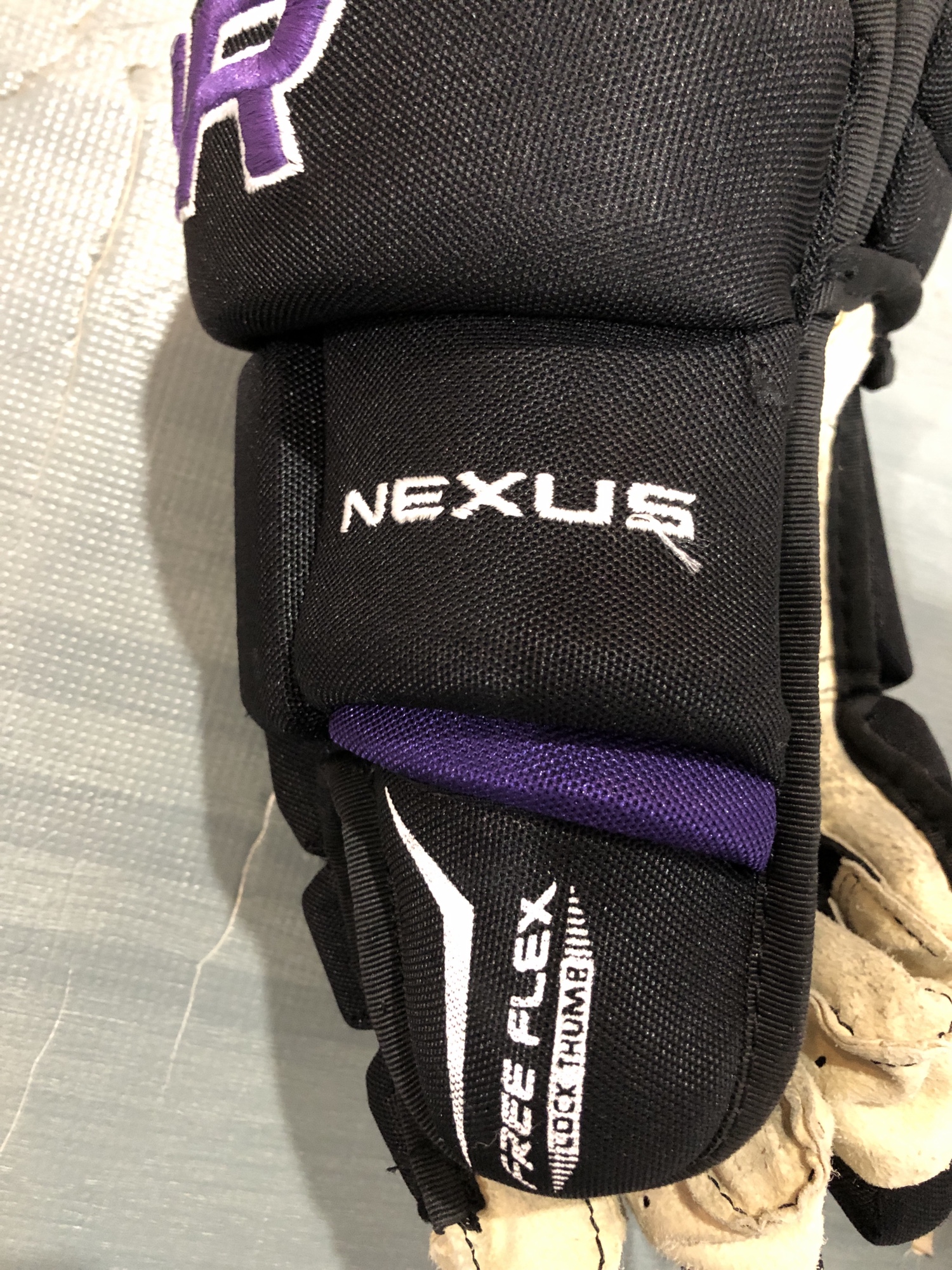 Custom Black And Purple Bauer 13" Nexus 2N Gloves SidelineSwap
