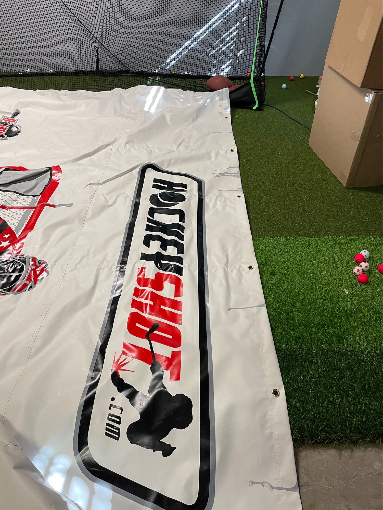 Used Hockey Shot Tarp SidelineSwap