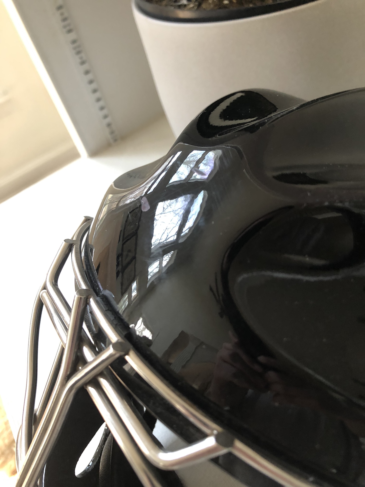 Hackva Hockey Black Goalie Mask Size S/M SidelineSwap