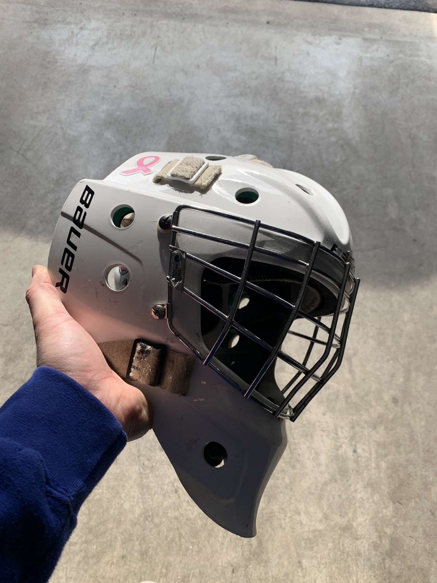 Bauer NME4 JR Goalie Helmet SidelineSwap