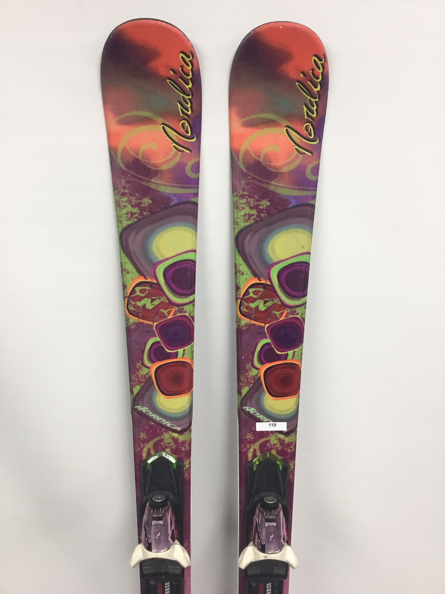 スキー板 NORDICA 154cm ビンディングノルディカ マーカー