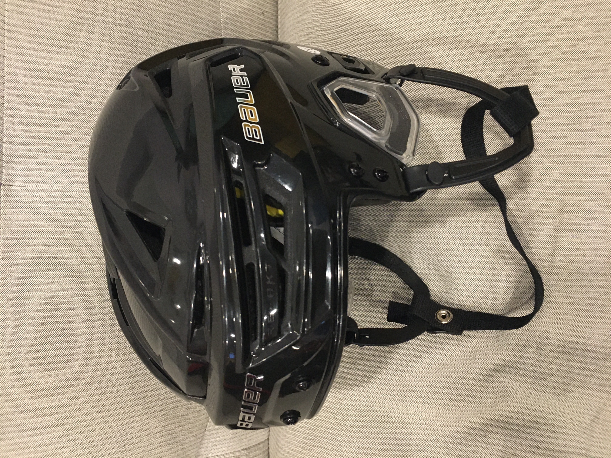 Black New Small Bauer ReAkt 150 Hockey Helmet Senior ReAkt Re Akt