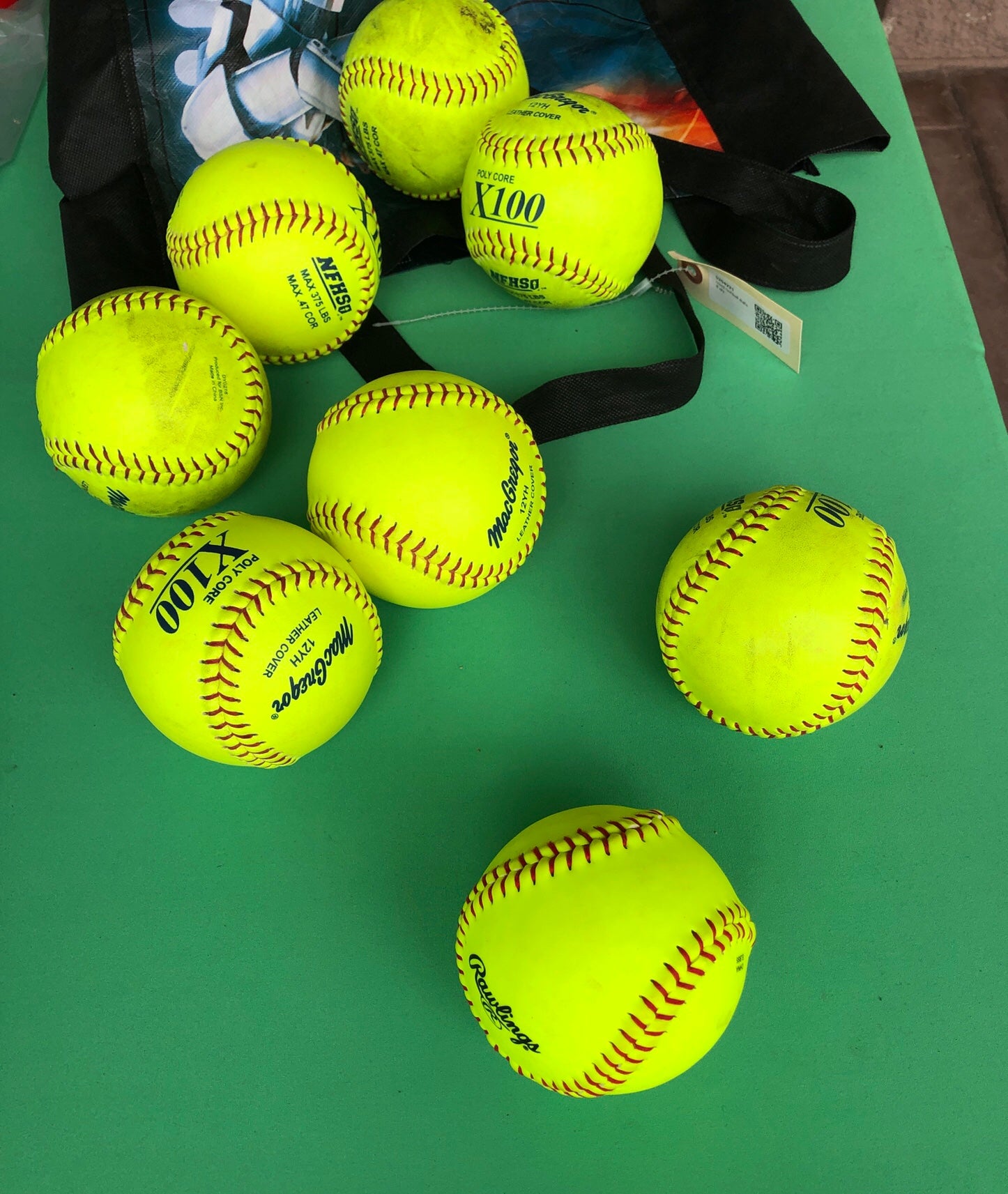 Used Softball Balls 8 qty. SidelineSwap