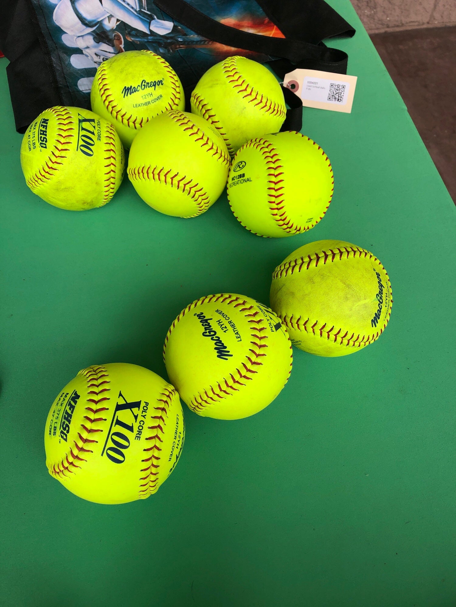Used Softball Balls 8 qty. SidelineSwap